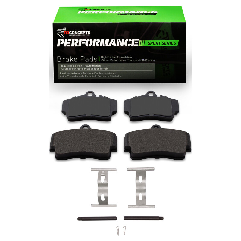 Porsche 911 Brake Pads - Rear - R1 Concepts - Performance Sport - `97-`12 Porsche 911 Brake Pads - Rear - R1 Concepts - Performance Sport - `97-`12